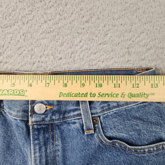 Levis 550 Jeans Womens 10 Misses Relaxed Fit Tapered Leg Blue Denim Vintage Y2K - Picture 3 of 11